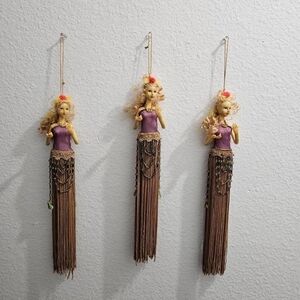 Set of Three Hanging Doll Decorations